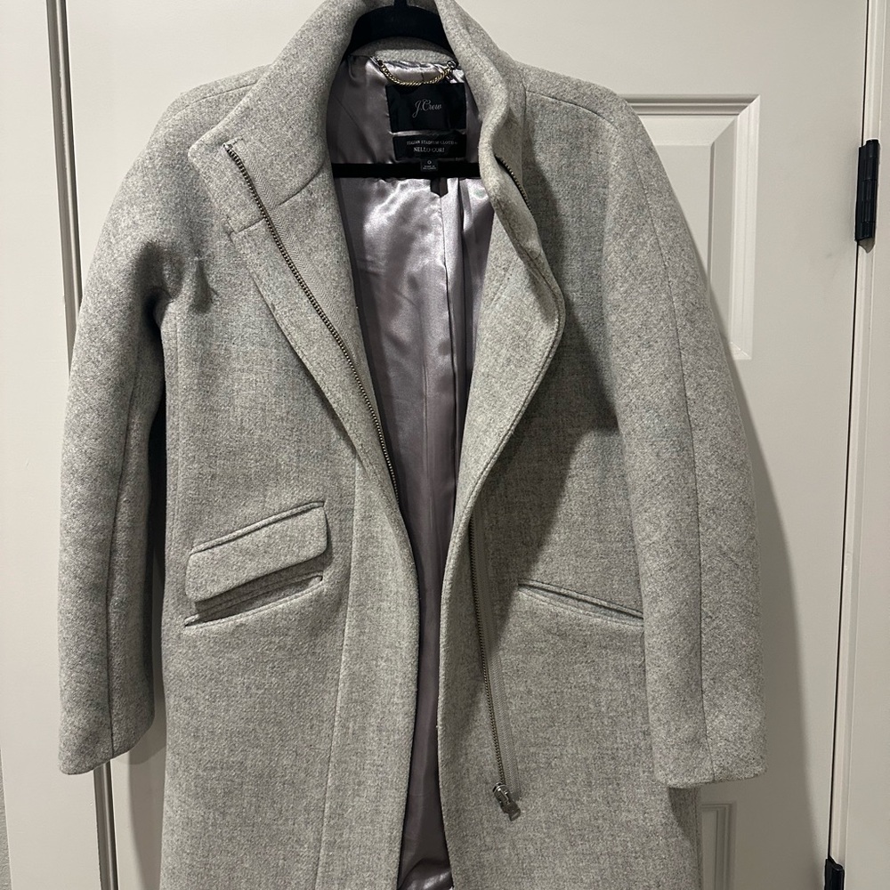 J. Crew Stadium Cloth Wool Coat